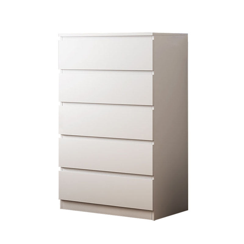 16" D White Wooden Dresser Modern Style Multi Drawers Storage Chest https: res.litfad.com site img item 2022 08 12 5537606 1200x1200.jpg Clearhalo 'Bedroom Furniture' 'Dressers & Chests' 'dressers_chests' 'furn' 'furn_dressers_chests' 'Furniture' 5537606