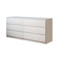 16" D White Wooden Dresser Modern Style Multi Drawers Storage Chest https: res.litfad.com site img item 2022 08 29 5537610 1200x1200.jpg Clearhalo 'Bedroom Furniture' 'Dressers & Chests' 'dressers_chests' 'furn' 'furn_dressers_chests' 'Furniture' 5537610