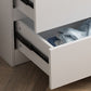 16" D White Wooden Dresser Modern Style Multi Drawers Storage Chest Clearhalo 'Bedroom Furniture' 'Dressers & Chests' 'dressers_chests' 'furn' 'furn_dressers_chests' 'Furniture' 5537611