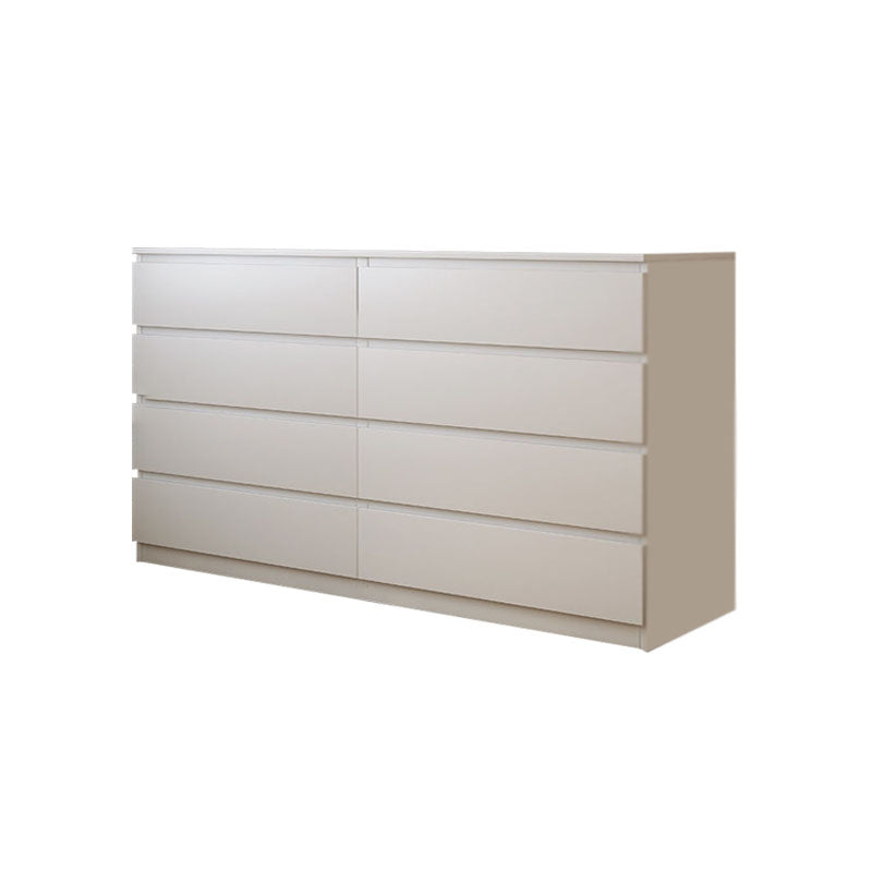 16" D White Wooden Dresser Modern Style Multi Drawers Storage Chest https: res.litfad.com site img item 2022 08 30 5537614 1200x1200.jpg Clearhalo 'Bedroom Furniture' 'Dressers & Chests' 'dressers_chests' 'furn' 'furn_dressers_chests' 'Furniture' 5537614