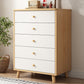 15" D Wooden Dresser Modern Style Storage Chest with Drawers and Doors 24"L x 15"W x 35"H 5 Clearhalo 'Bedroom Furniture' 'Dressers & Chests' 'dressers_chests' 'furn' 'furn_dressers_chests' 'Furniture' 5537628
