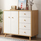 15" D Wooden Dresser Modern Style Storage Chest with Drawers and Doors 4 Clearhalo 'Bedroom Furniture' 'Dressers & Chests' 'dressers_chests' 'furn' 'furn_dressers_chests' 'Furniture' 5537639
