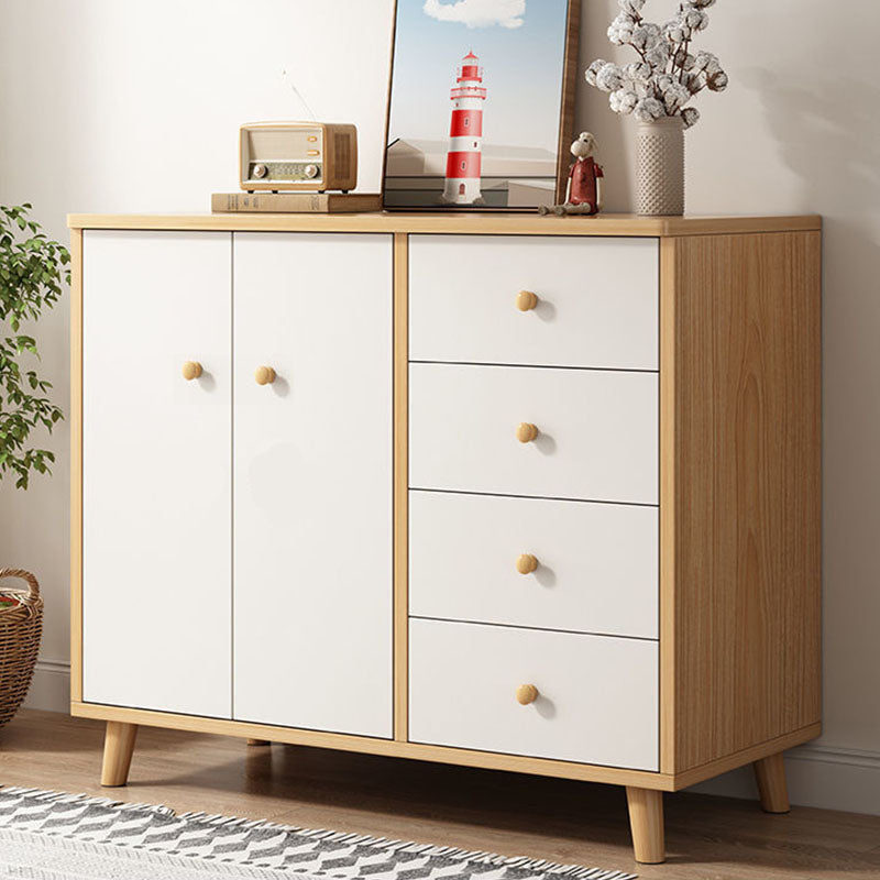 15" D Wooden Dresser Modern Style Storage Chest with Drawers and Doors 4 Clearhalo 'Bedroom Furniture' 'Dressers & Chests' 'dressers_chests' 'furn' 'furn_dressers_chests' 'Furniture' 5537639
