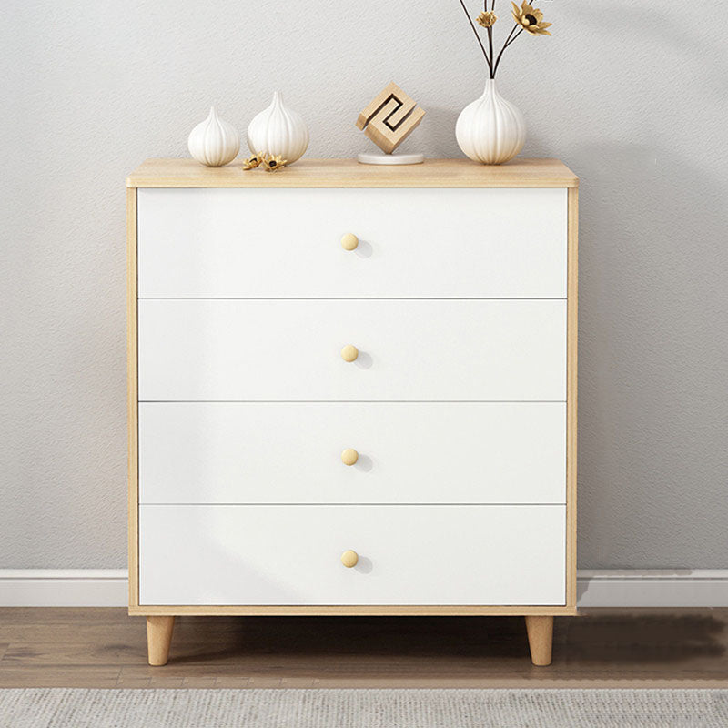 15" D Wooden Dresser Modern Style Storage Chest with Drawers and Doors 24"L x 16"W x 30"H 4 Clearhalo 'Bedroom Furniture' 'Dressers & Chests' 'dressers_chests' 'furn' 'furn_dressers_chests' 'Furniture' 5537647