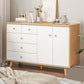 15" D Wooden Dresser Modern Style Storage Chest with Drawers and Doors 47"L x 15"W x 31"H 5 Clearhalo 'Bedroom Furniture' 'Dressers & Chests' 'dressers_chests' 'furn' 'furn_dressers_chests' 'Furniture' 5537648