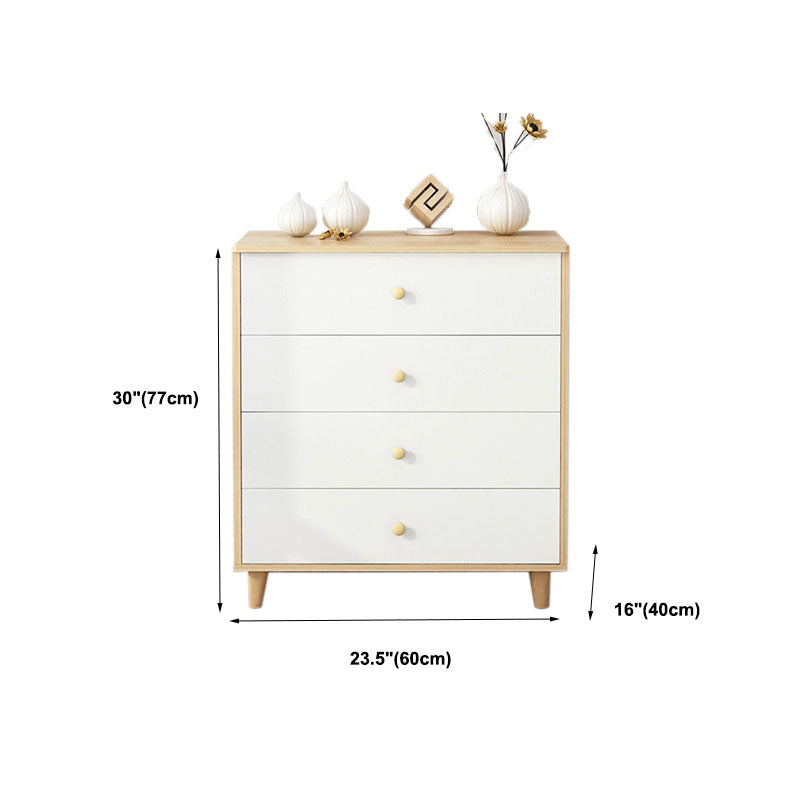15" D Wooden Dresser Modern Style Storage Chest with Drawers and Doors Clearhalo 'Bedroom Furniture' 'Dressers & Chests' 'dressers_chests' 'furn' 'furn_dressers_chests' 'Furniture' 5537653