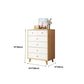 15" D Wooden Dresser Modern Style Storage Chest with Drawers and Doors Clearhalo 'Bedroom Furniture' 'Dressers & Chests' 'dressers_chests' 'furn' 'furn_dressers_chests' 'Furniture' 5537661