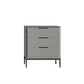 Vertical Wooden Dresser Modern Style Lingerie Chest for Bedroom 20"L x 16"W x 24"H Dark Gray Clearhalo 'Bedroom Furniture' 'Dressers & Chests' 'dressers_chests' 'furn' 'furn_dressers_chests' 'Furniture' 5537700