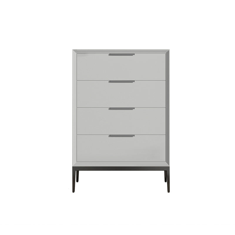 Vertical Wooden Dresser Modern Style Lingerie Chest for Bedroom 20"L x 16"W x 30"H Cream Gray Clearhalo 'Bedroom Furniture' 'Dressers & Chests' 'dressers_chests' 'furn' 'furn_dressers_chests' 'Furniture' 5537706