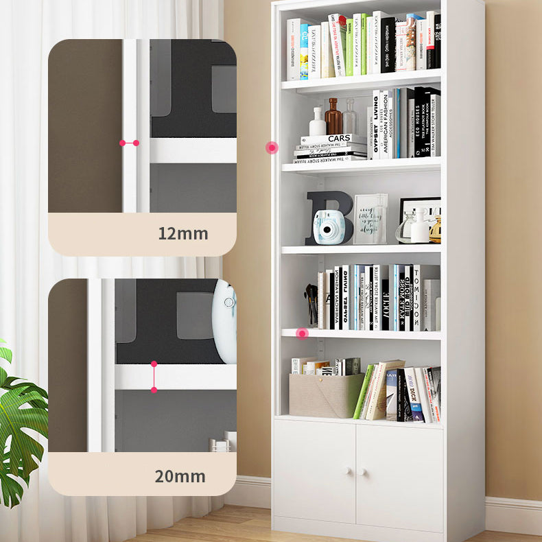 Metal Closed Back Bookshelf Modern Standard -Speicherbuchhandel