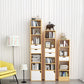 Closed Wooden Bookshelf Modern Home Living Room Corner Bookcase Clearhalo 'Bookcases' 'furn' 'furn_bookcases' 'Furniture' 'Office Furniture' 5537885