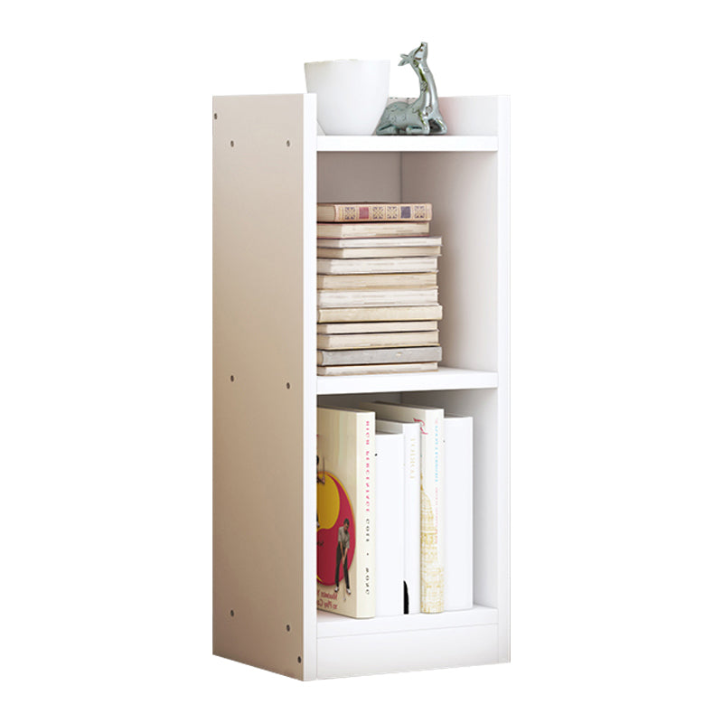 Closed Wooden Bookshelf Modern Home Living Room Corner Bookcase 10.6"L x 9.4"W x 26.8"H White Drawer Not Included Clearhalo 'Bookcases' 'furn' 'furn_bookcases' 'Furniture' 'Office Furniture' 5537894