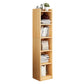Closed Wooden Bookshelf Modern Home Living Room Corner Bookcase 12.9"L x 11.8"W x 59.8"H Natural Drawer Not Included Clearhalo 'Bookcases' 'furn' 'furn_bookcases' 'Furniture' 'Office Furniture' 5537917