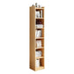 Closed Wooden Bookshelf Modern Home Living Room Corner Bookcase 12.9"L x 11.8"W x 70.9"H Natural Drawer Not Included Clearhalo 'Bookcases' 'furn' 'furn_bookcases' 'Furniture' 'Office Furniture' 5537918