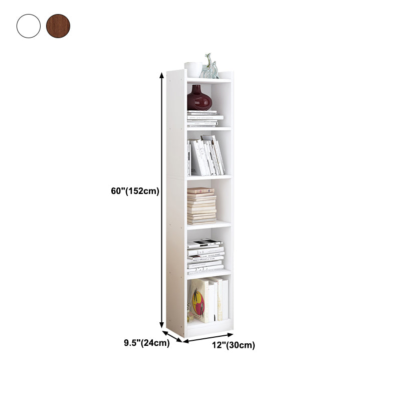 Closed Wooden Bookshelf Modern Home Living Room Corner Bookcase Clearhalo 'Bookcases' 'furn' 'furn_bookcases' 'Furniture' 'Office Furniture' 5537934