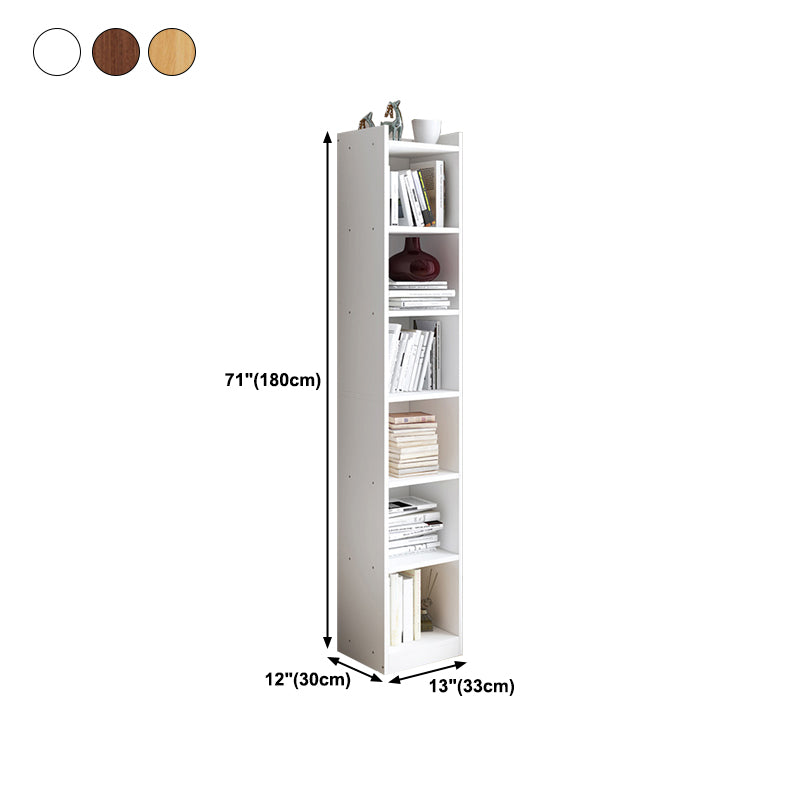 Closed Wooden Bookshelf Modern Home Living Room Corner Bookcase Clearhalo 'Bookcases' 'furn' 'furn_bookcases' 'Furniture' 'Office Furniture' 5537938