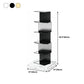 Geometric Metal Storage Bookcase Modern Home Office Bookshelf