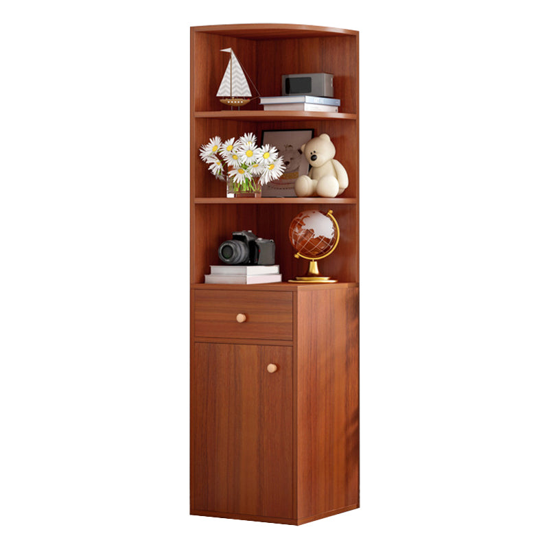 Libreria in legno chiusa moderna libreria triangolo angolare