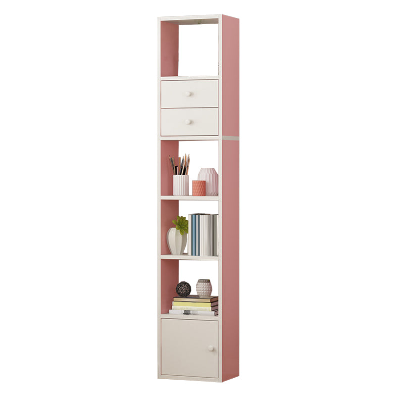 Closed Wooden Bookshelf Modern Home Living Room Study Corner Bookcase
