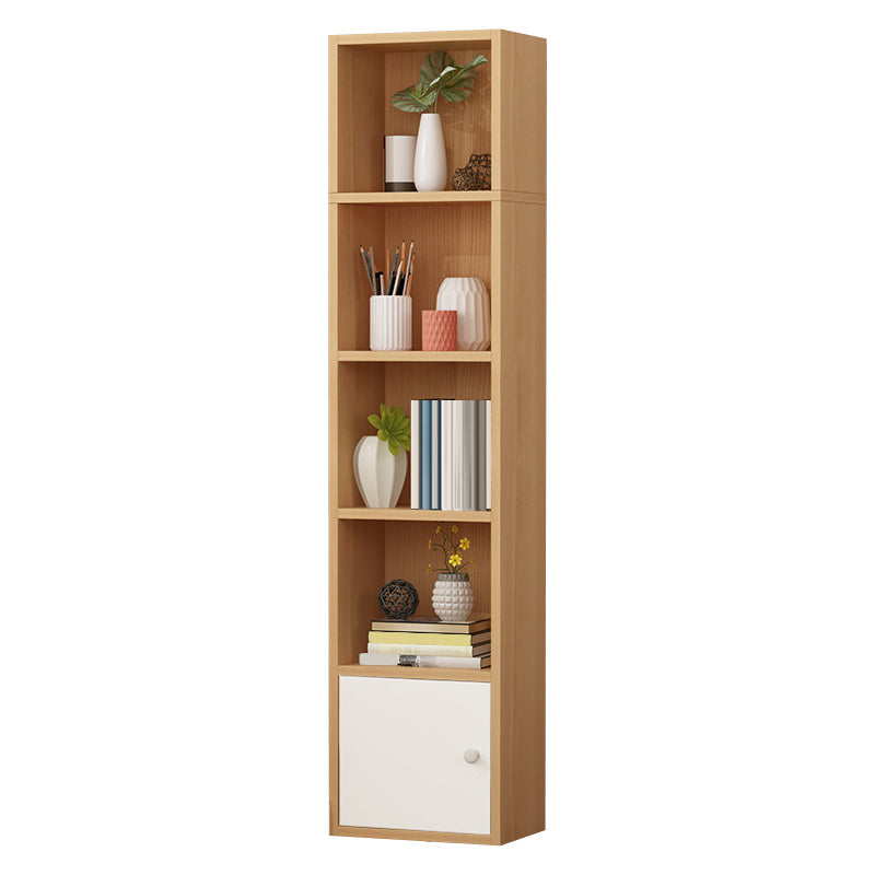 Closed Wooden Bookshelf Modern Home Living Room Study Corner Bookcase