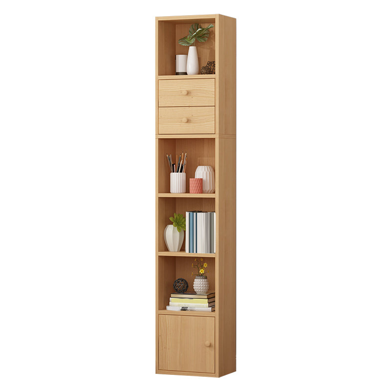 Closed Wooden Bookshelf Modern Home Living Room Study Corner Bookcase