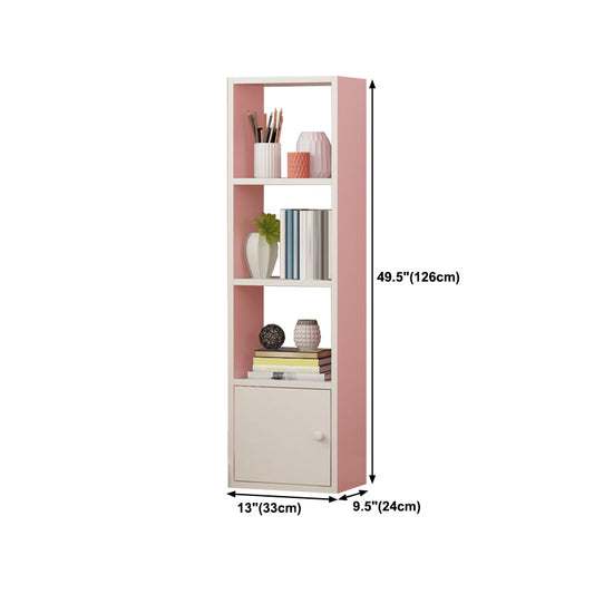 閉じた木製の本棚モダンホームリビングルームスタディコーナーブックケース