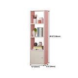 Closed Wooden Bookshelf Modern Home Living Room Study Corner Bookcase