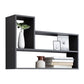Modern Engineered Wood Bookcase, Geometric Bookshelf for Any Room Black Clearhalo 'Bookcases' 'furn' 'furn_bookcases' 'Furniture' 'Office Furniture' 5538203