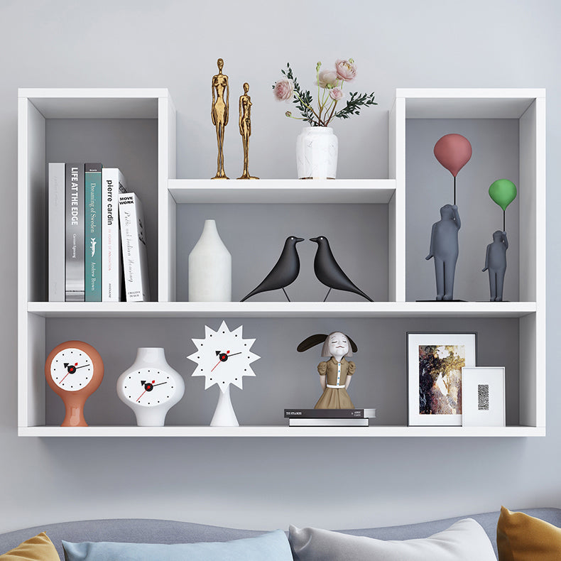 Modern Engineered Wood Bookcase, Geometric Bookshelf for Any Room Clearhalo 'Bookcases' 'furn' 'furn_bookcases' 'Furniture' 'Office Furniture' 5538214