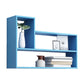 Modern Engineered Wood Bookcase, Geometric Bookshelf for Any Room Blue Clearhalo 'Bookcases' 'furn' 'furn_bookcases' 'Furniture' 'Office Furniture' 5538215