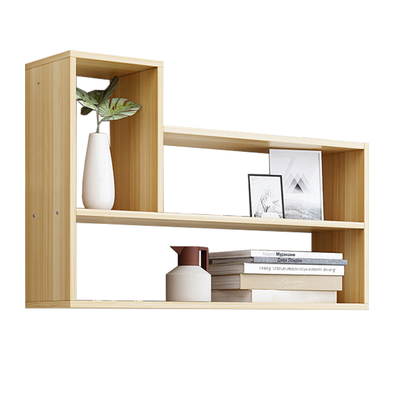 Modern Engineered Wood Bookcase, Geometric Bookshelf for Any Room Wood Clearhalo 'Bookcases' 'furn' 'furn_bookcases' 'Furniture' 'Office Furniture' 5538219