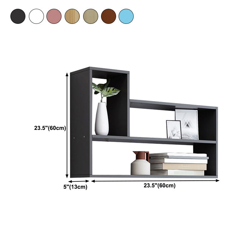 Modern Engineered Wood Bookcase, Geometric Bookshelf for Any Room Clearhalo 'Bookcases' 'furn' 'furn_bookcases' 'Furniture' 'Office Furniture' 5538231