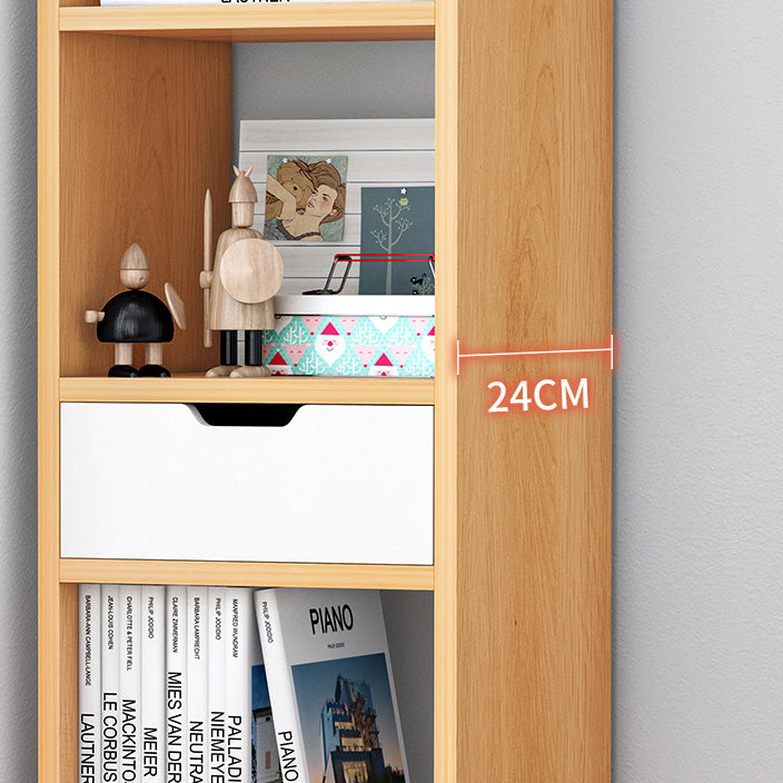 Libreria aperta in legno moderno libreria per angolo di casa minimalista moderna