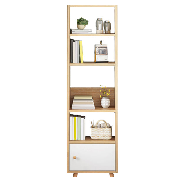 Libreria aperta in legno moderno libreria per angolo di casa minimalista moderna