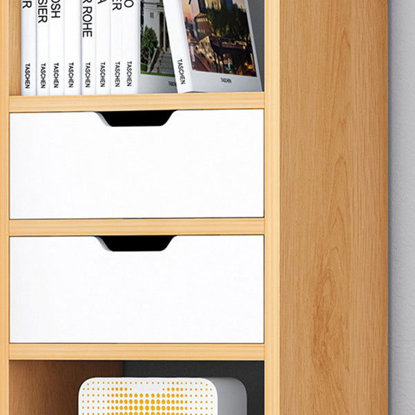 Libreria aperta in legno moderno libreria per angolo di casa minimalista moderna