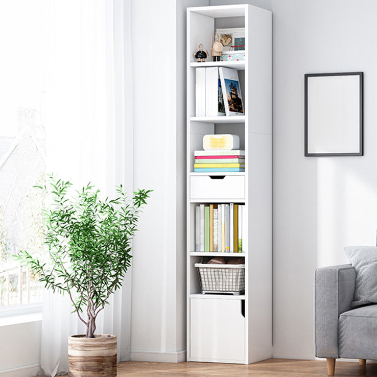 Libreria aperta in legno moderno libreria per angolo di casa minimalista moderna