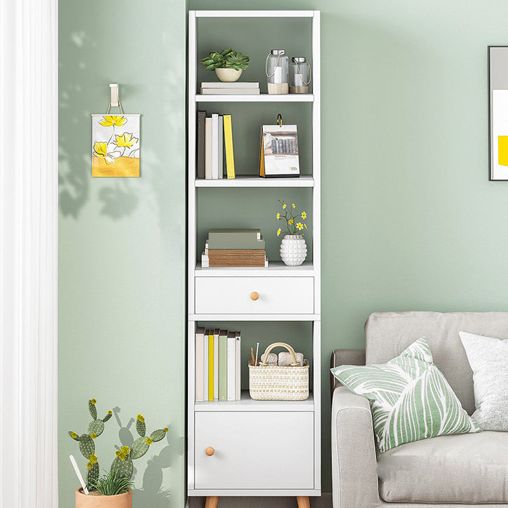 Libreria aperta in legno moderno libreria per angolo di casa minimalista moderna