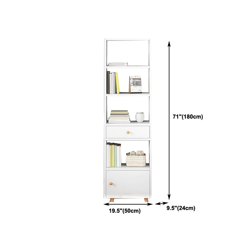 Libreria aperta in legno moderno libreria per angolo di casa minimalista moderna