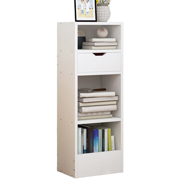 Estantería de madera cerrada estantería de esquina de casa minimalista moderna