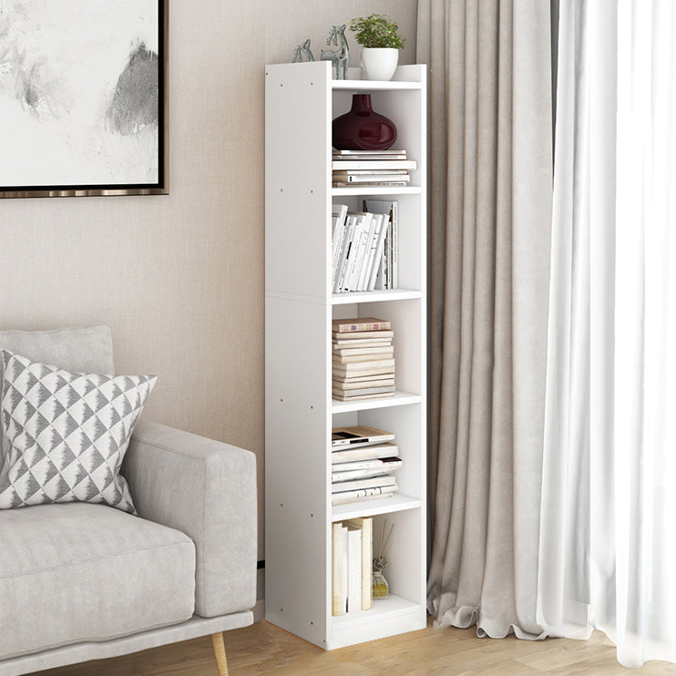 Estantería de madera cerrada estantería de esquina de casa minimalista moderna