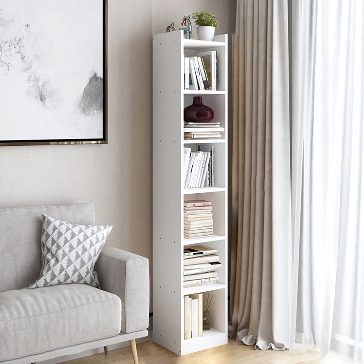 Estantería de madera cerrada estantería de esquina de casa minimalista moderna