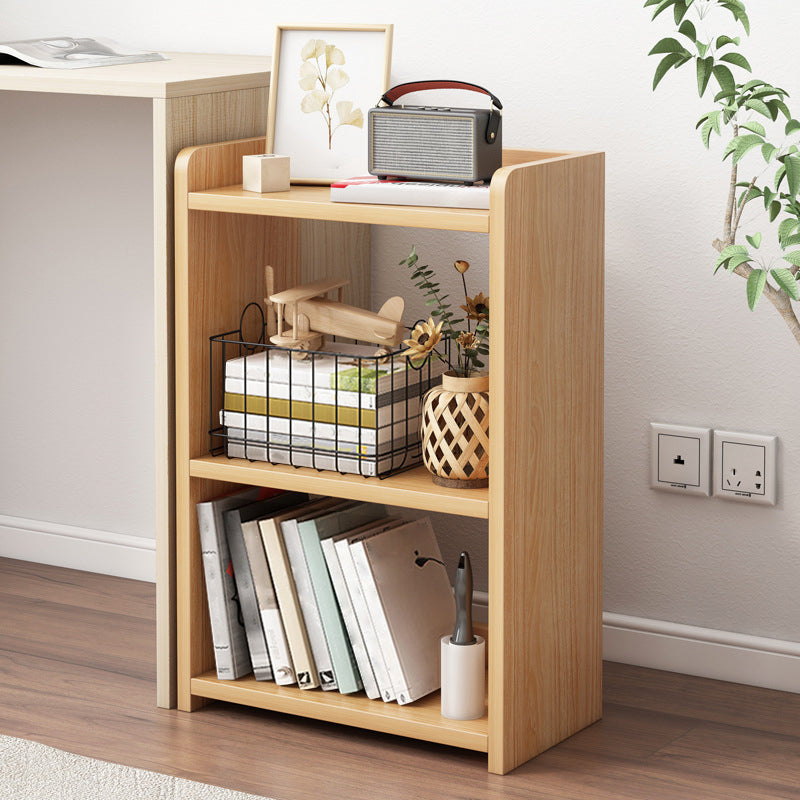 9.44" Wide Home Standard Bookshelf Modern Wood Movable Shelf