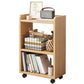 9.44" Wide Home Standard Bookshelf Modern Wood Movable Shelf