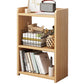 9.44" Wide Home Standard Bookshelf Modern Wood Movable Shelf