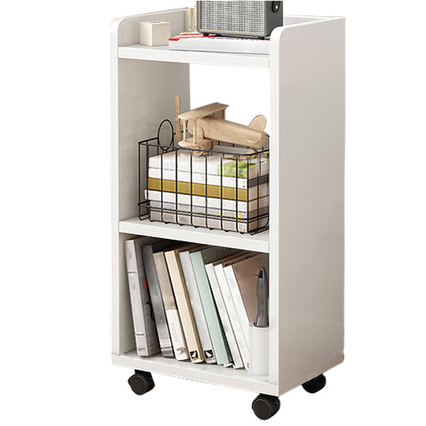 9.44" Wide Home Standard Bookshelf Modern Wood Movable Shelf