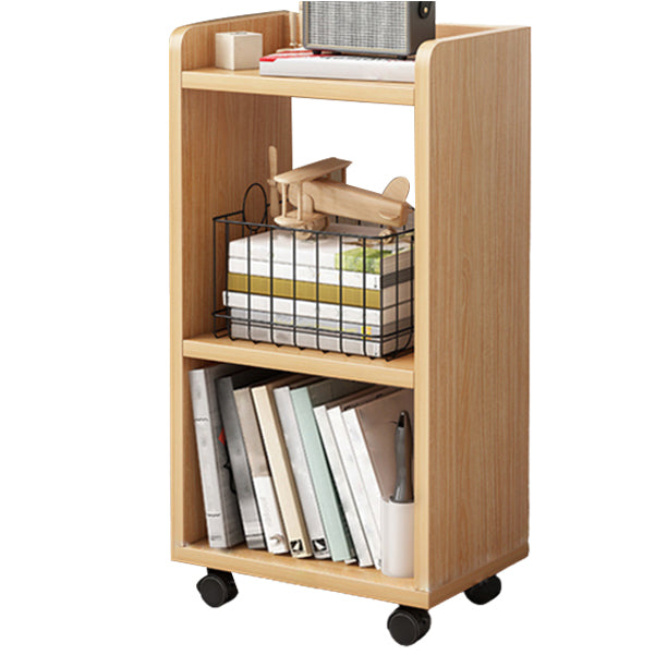 9.44" Wide Home Standard Bookshelf Modern Wood Movable Shelf