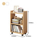 9.44" Wide Home Standard Bookshelf Modern Wood Movable Shelf