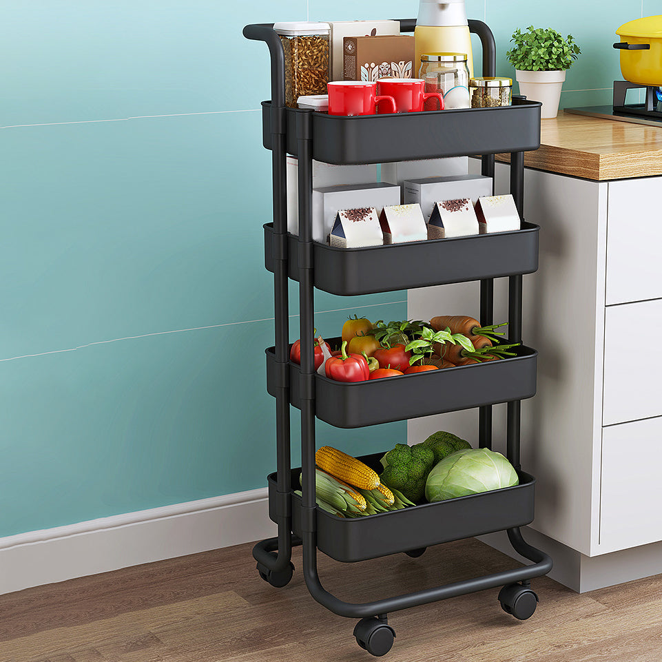 Steel Bookshelf, Multi Tiers Contemporary Bookcase for Home Office