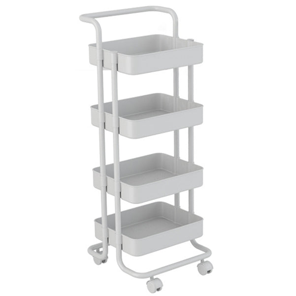Steel Bookshelf, Multi Tiers Contemporary Bookcase for Home Office