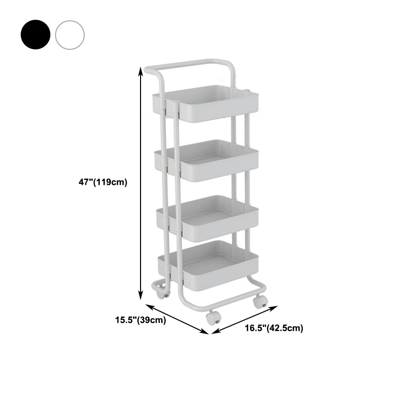 Steel Bookshelf, Multi Tiers Contemporary Bookcase for Home Office